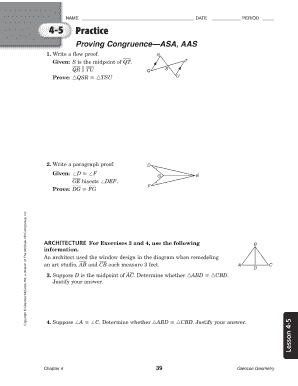 Geometry Congruence Practice Worksheet