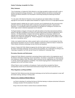 Student Technology Acceptable Use Policy