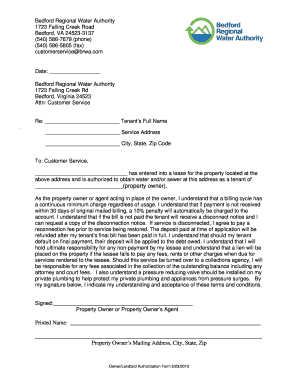 Landlord Authorization Form