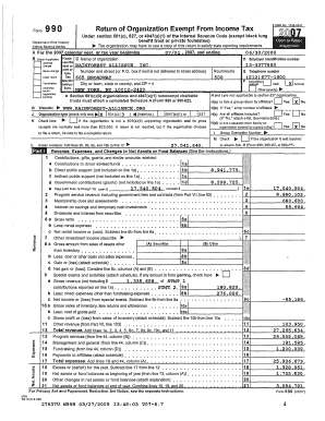Form 990 Return of Organization Exempt From Income Tax