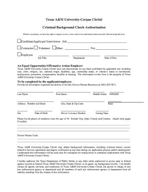 Texas A&M University Employment Packet