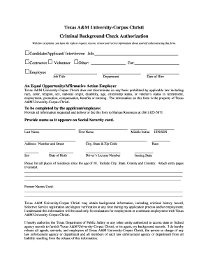 Texas A&M University Employment Packet