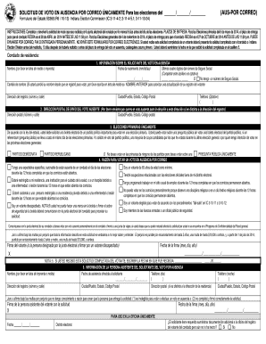 Solicitud de Voto en Ausencia