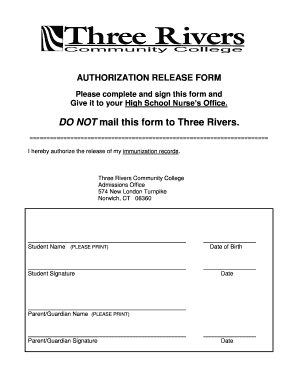 Authorization Release Form