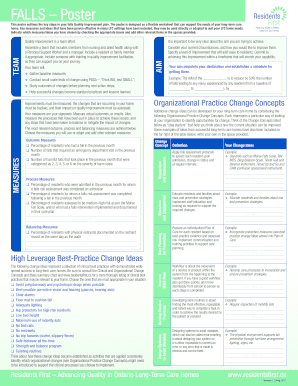 Falls Quality Improvement Plan Worksheet
