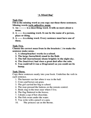 English Grammar Worksheet