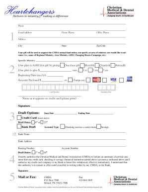 CMDA Donation Form