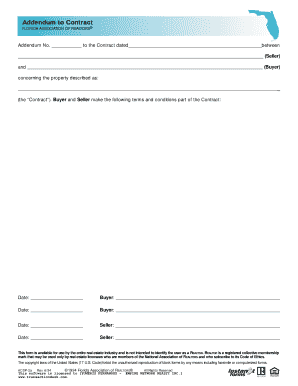 Addendum to Contract