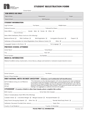 Student Registration Form