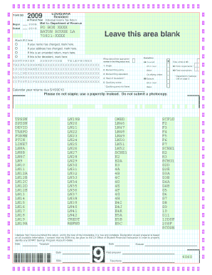 Louisiana Individual Income Tax Return