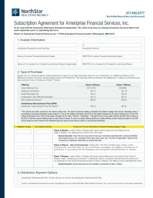 Ameriprise Real Estate Income II Subscription Agreement