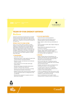 Boiler System Efficiency Checklist