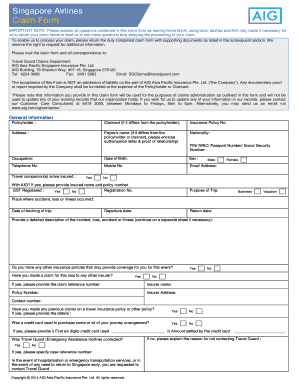 Travel Guard Claim Form