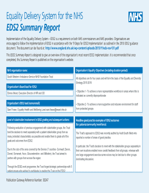 NHS EDS2 Summary Report