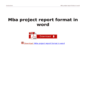 Country report template pdf - Mba project report format in word - Soupio - asset-8 soup