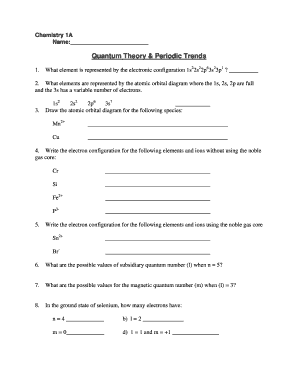 Quantum Theory Periodic Trends - ryanj faculty gocolumbia