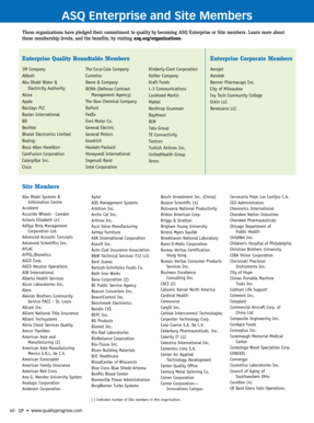 ASQ Site Membership Application