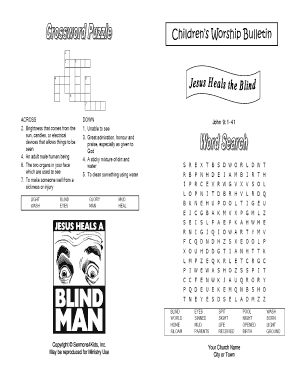 Children's Worship Bulletin