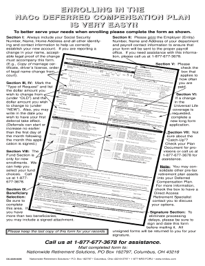 NACo Deferred Compensation Plan Enrollment Form