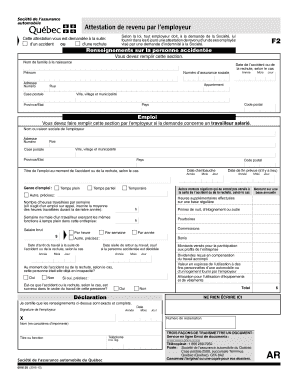 Attestation de revenu par l’employeur