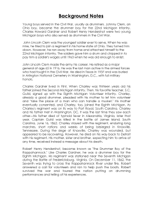 The Dead Drummer Boy Poem Analysis