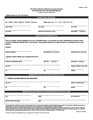 Volunteer/Mentor Application