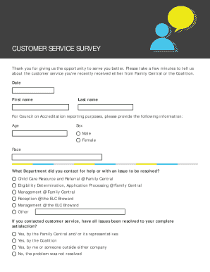 Customer Service Survey