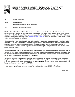 Wisconsin Criminal History Request Form
