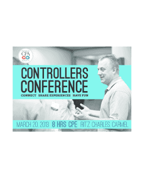 Indiana CPA Society Controllers Conference Registration Form
