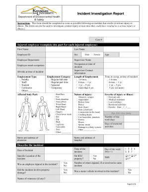 Incident Investigation Report