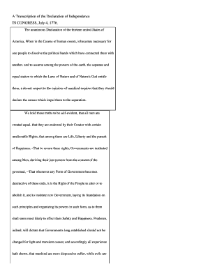 DECLARATION OF INDEPENDENCE A TRANSCRIPTION visual data 6