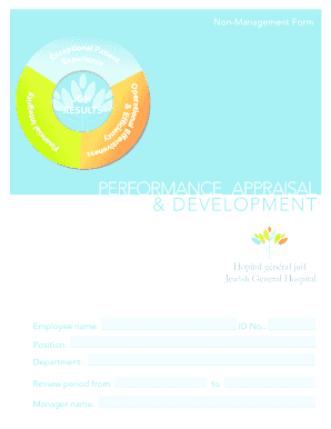 Non-Management Performance Appraisal Form