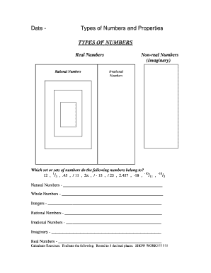 Math Worksheet