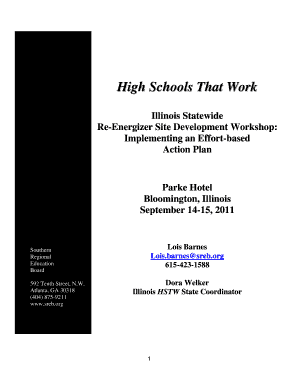 Short form of superintendent - Re-Energizer Site Development Workshop Implementing an - connectionsproject illinoisstate