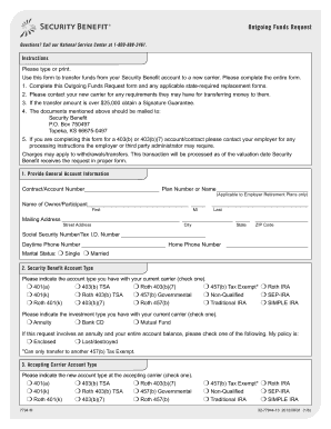 Outgoing Funds Request Form