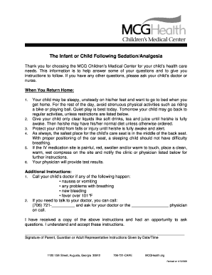 How to fill up birth certificate form - Infant Following Sedation - Augusta State University