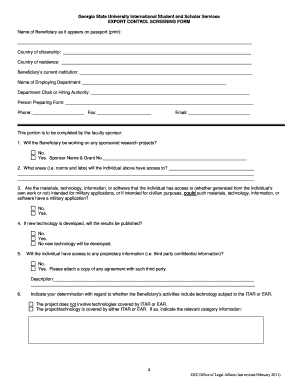 H-1B Application Packet