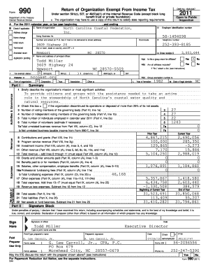Form 990 2011