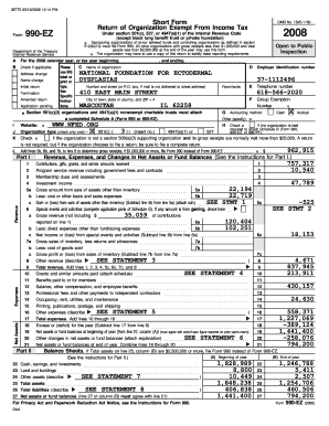 Form 990-EZ 2008