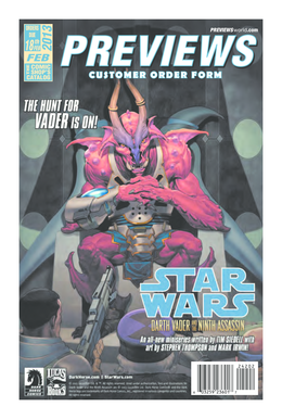 Comic Shop Catalog Customer Order Form