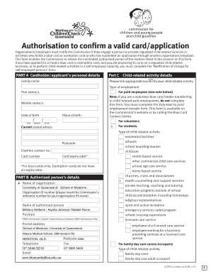 Blue Card Application for Child-Related Employment