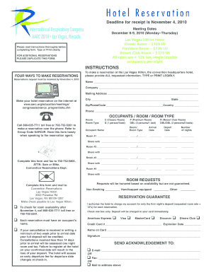 Hotel Reservation Form