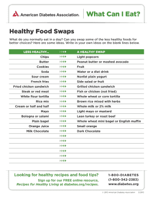 Healthy Food Swaps Guide
