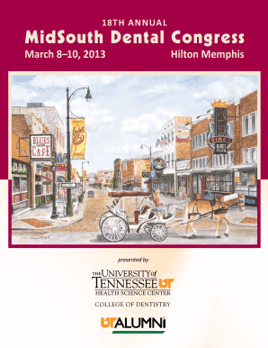 MidSouth Dental Congress Registration Form