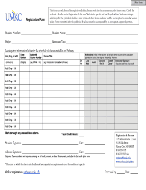 Student Registration Form