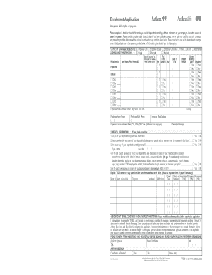 Anthem Health Insurance Enrollment Application
