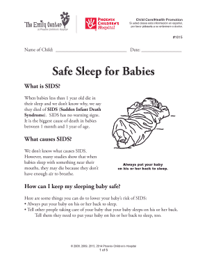 Safe Sleep for Babies Guidelines