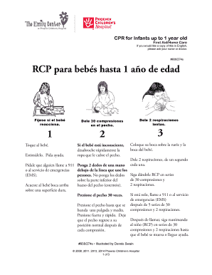 RCP para bebés hasta 1 año de edad
