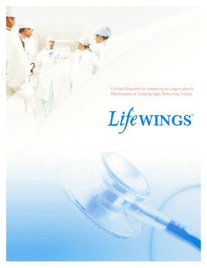 Thirteen-Point Checklist for High Performing Teams with TeamSTEPPS