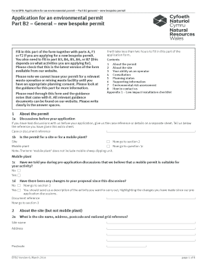 Environmental Permit Application Part B2